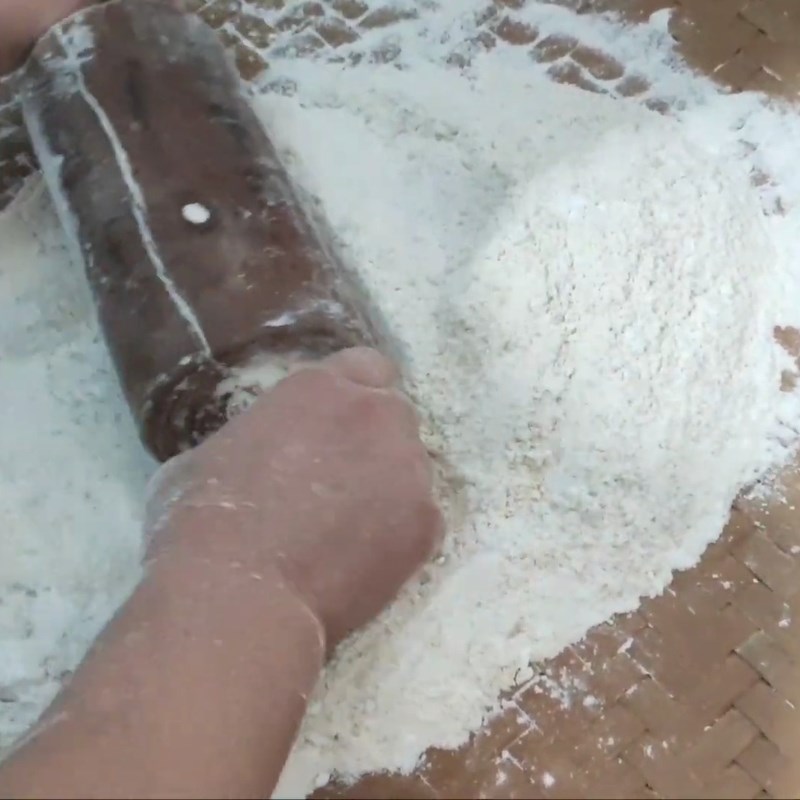 Bước 5 Trộn bột vỏ bánh Bánh khảo