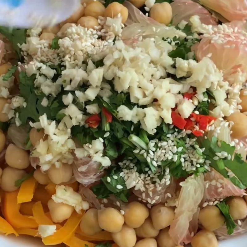 Bước 4 Trộn đều salad bưởi hấp dẫn Salad bưởi