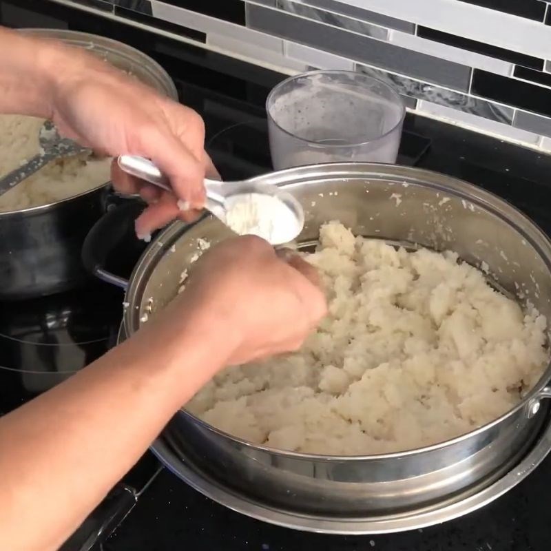 Bước 5 Trộn men vào nếp để ủ rượu nếp Rượu nếp sữa