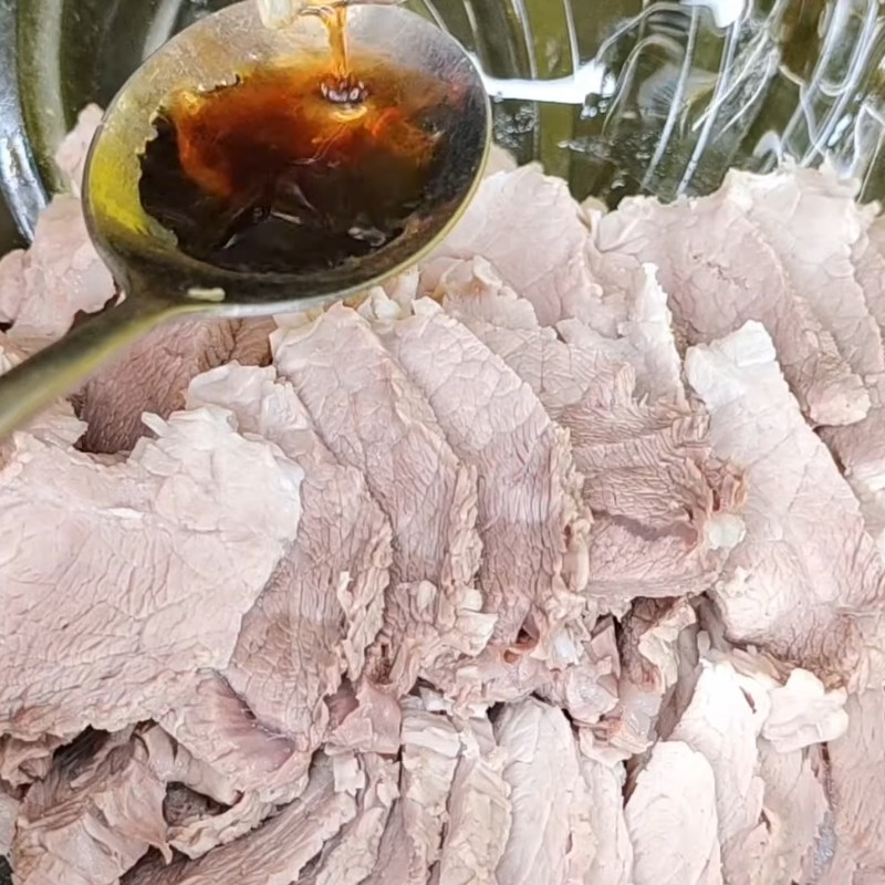 Bước 3 Trộn nộm thịt lợn Nộm thịt lợn