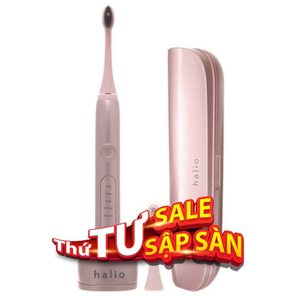 Bàn chải điện Halio Sonic Whitening Pro Rose Gold