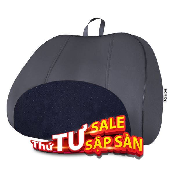 Gối massage hồng ngoại Bomidi MP1 Pro - Xám xanh