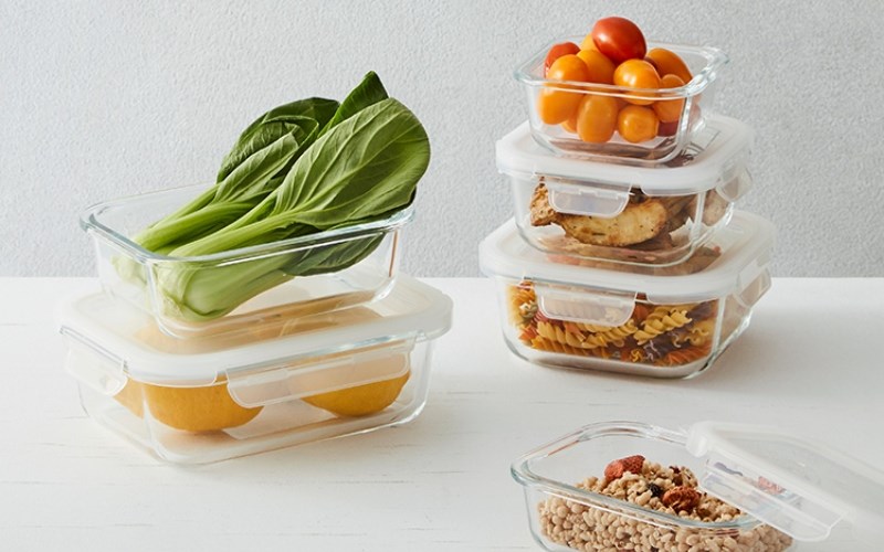 Hộp đựng thực phẩm thuỷ tinh H&agrave;n Quốc 370 ml Lock&Lock LLG1101