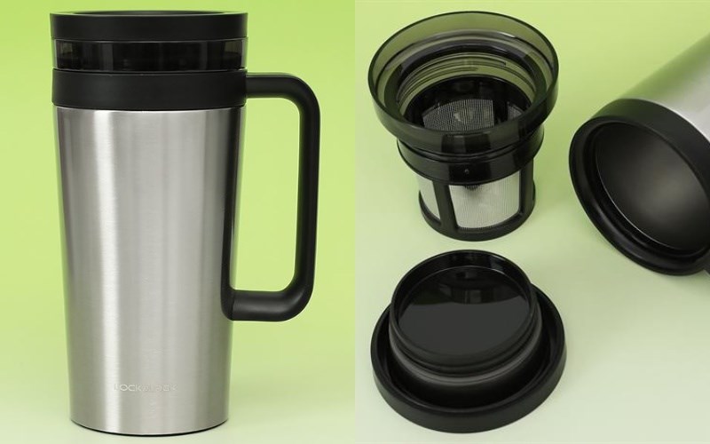 Ly giữ nhiệt inox 580 ml Lock&Lock LHC4197SLV 