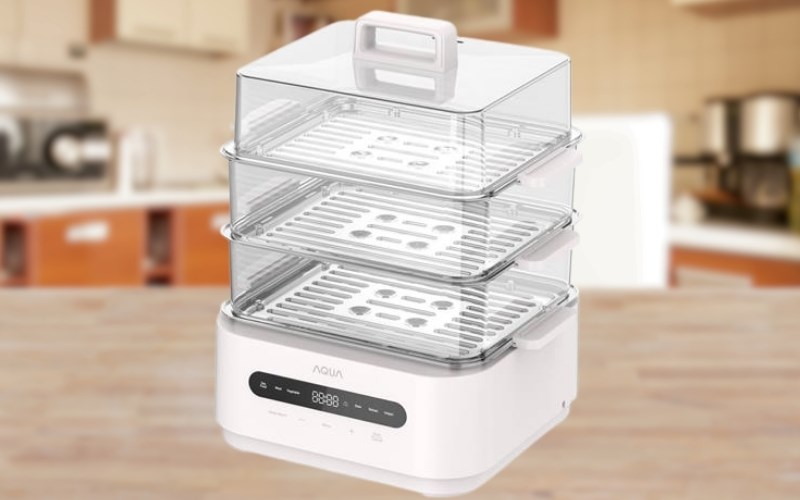 Nồi lẩu hấp đa năng AQUA ASMC-ES101(W) 15 l&iacute;t