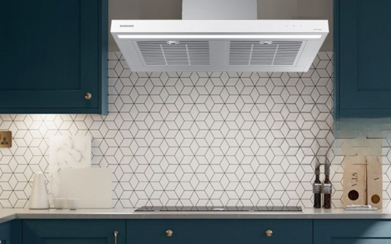 Máy hút mùi áp tường Samsung Bespoke NK36CB665WWHS