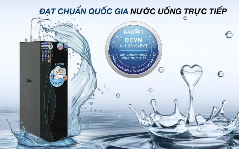 M&aacute;y lọc nước RO n&oacute;ng nguội lạnh Karofi KAD-X68 11 l&otilde;i