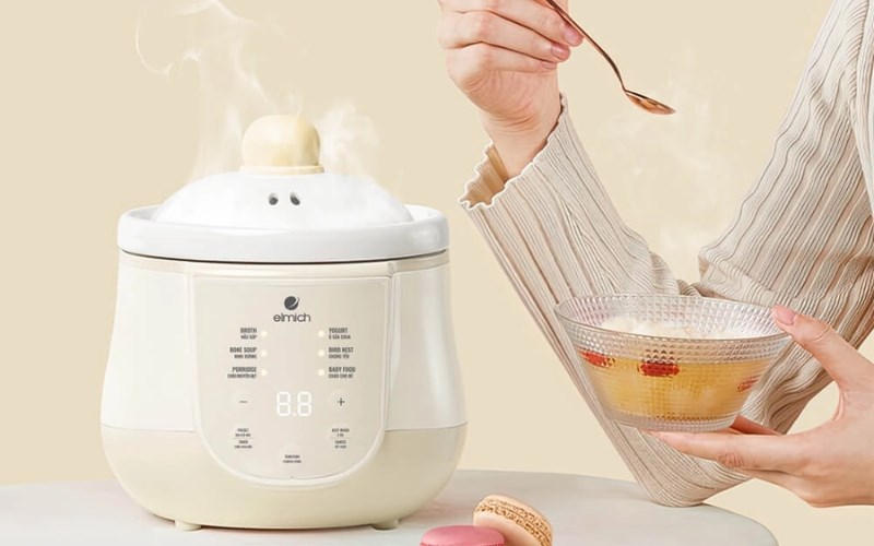 Nồi nấu chậm Elmich 1 l SCE-8524OL 