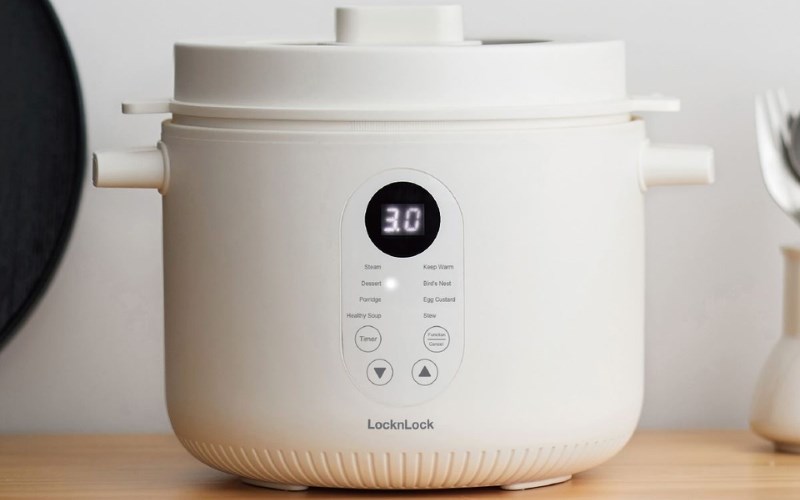 Nồi nấu chậm Lock&Lock 2.5 l&iacute;t EJP164IVY