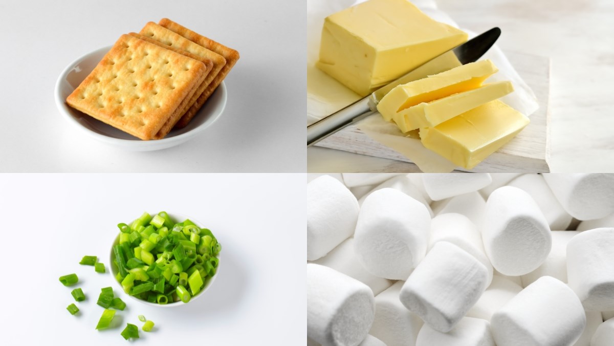 Nguyên liệu món ăn cách làm bánh hành phô mai