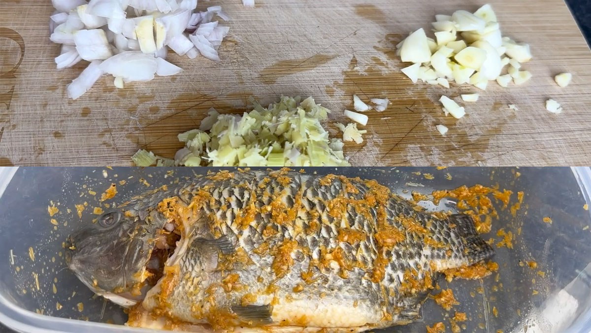 Nguyên liệu món ăn cá rô phi nướng nồi chiên không dầu