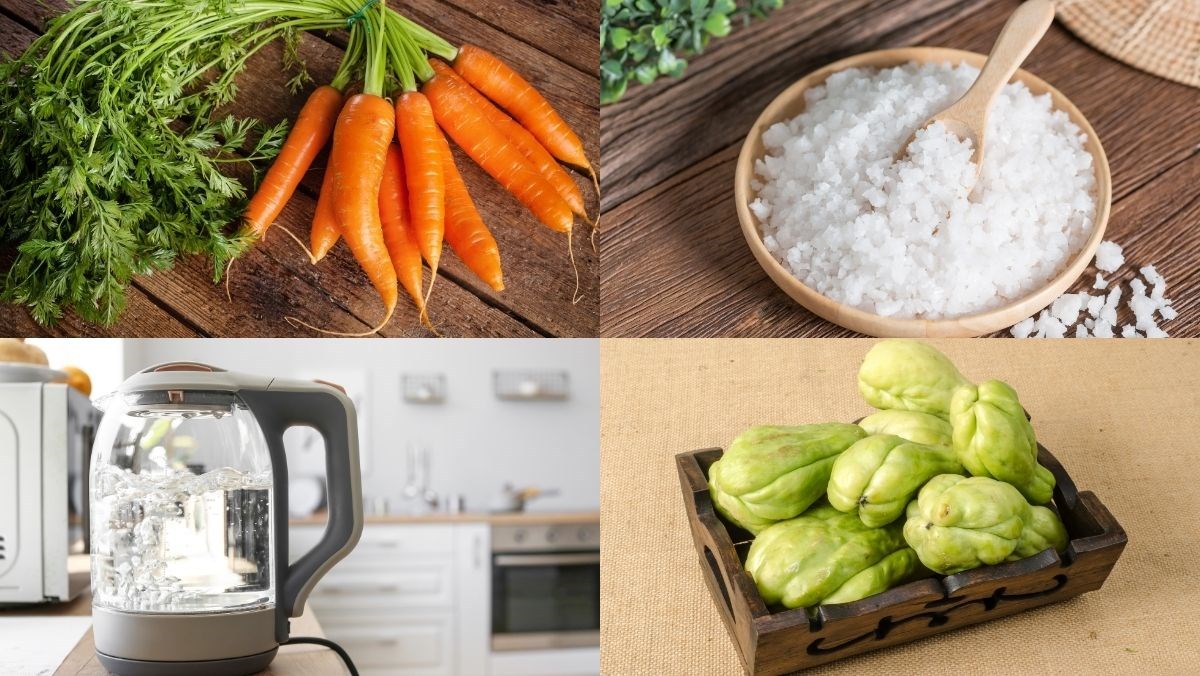 Nguyên liệu món ăn cà rốt luộc