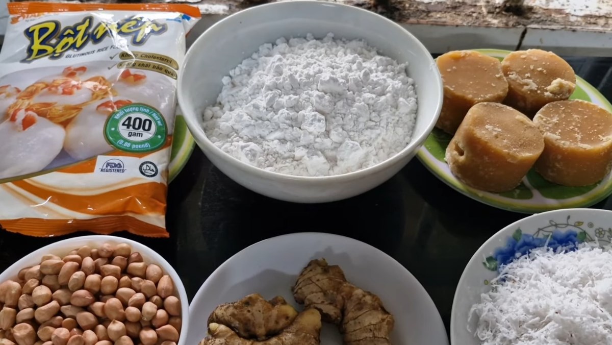 Nguyên liệu món ăn cách làm chè lủm chủm