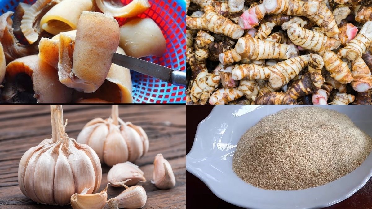 Nguyên liệu món ăn da trâu muối chua