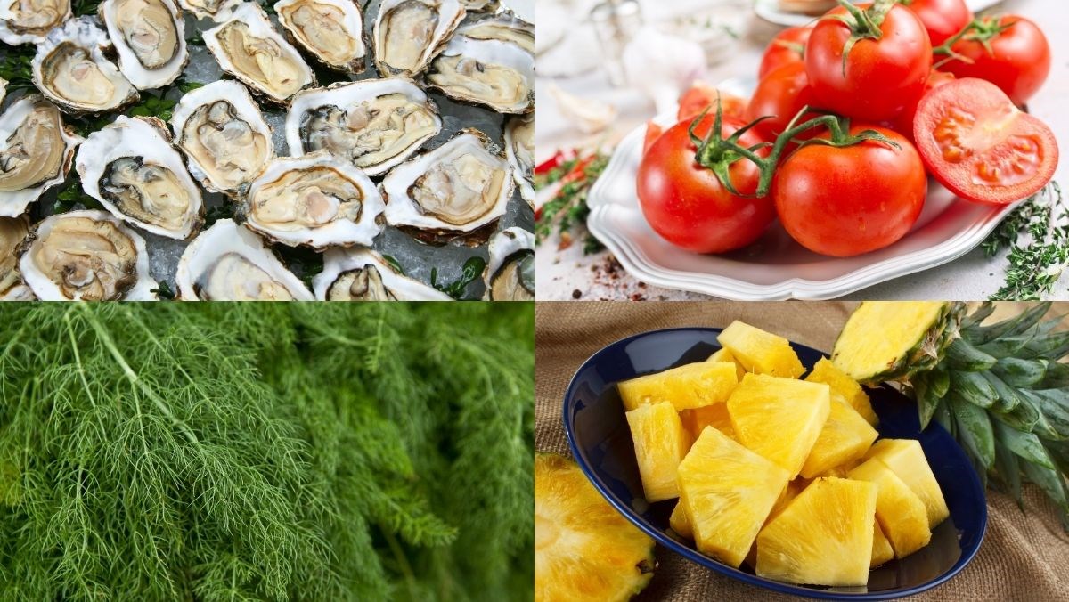 Nguyên liệu món ăn nấu canh hàu cà chua