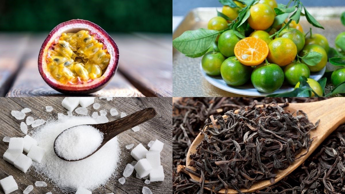 Nguyên liệu món ăn trà chanh kim quất