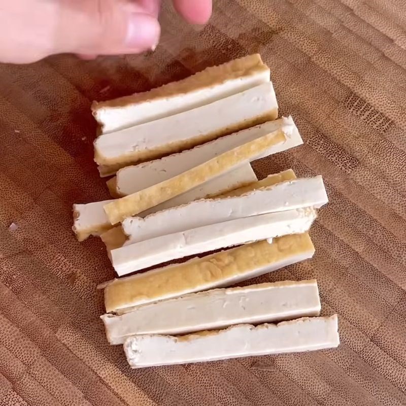 Bước 2 Chuẩn bị nhân gỏi chay Gỏi chay ngũ sắc