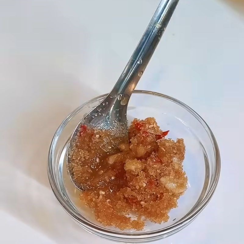 Bước 4 Pha mắm nêm Bánh đập