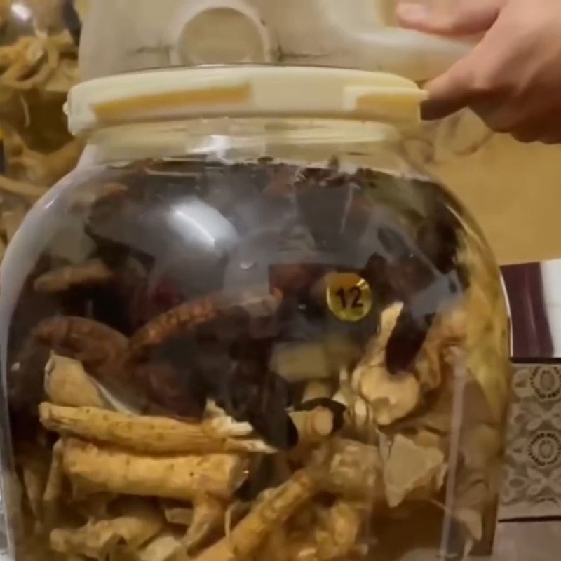 Bước 4 Chế rượu và niêm phong Rượu đinh lăng