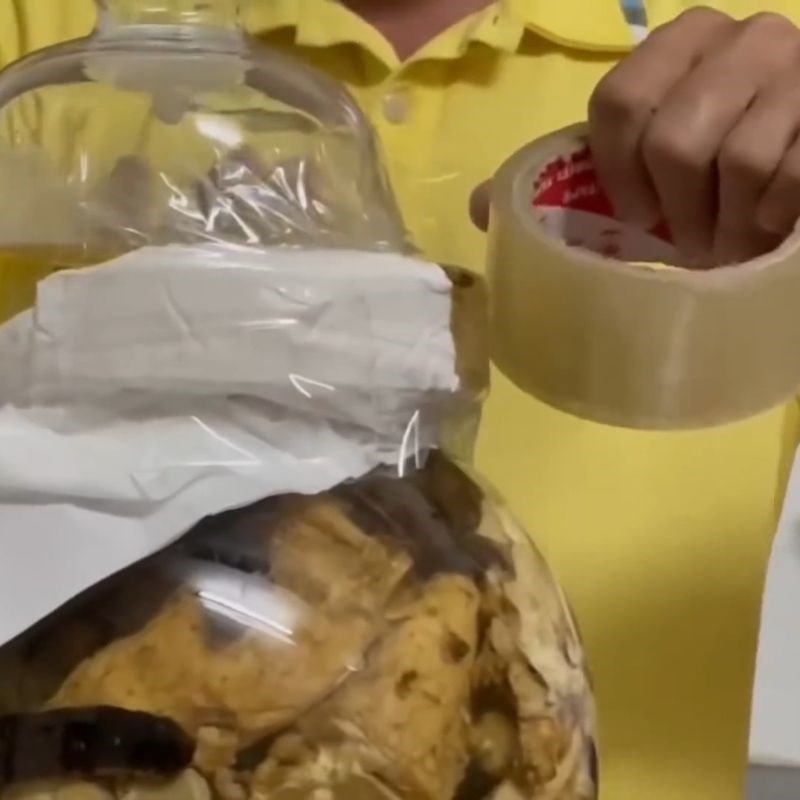 Bước 4 Chế rượu và niêm phong Rượu đinh lăng