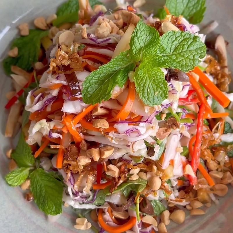 Bước 6 Thành phẩm Gỏi chay ngũ sắc