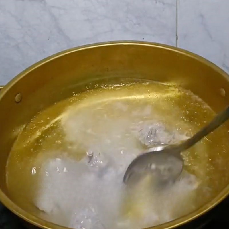 Bước 3 Nấu canh rau tầm bóp giải nhiệt Rau tầm bóp nấu canh