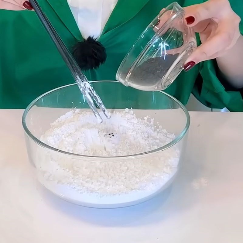 Bước 3 Pha bột làm bánh ướt Bánh đập