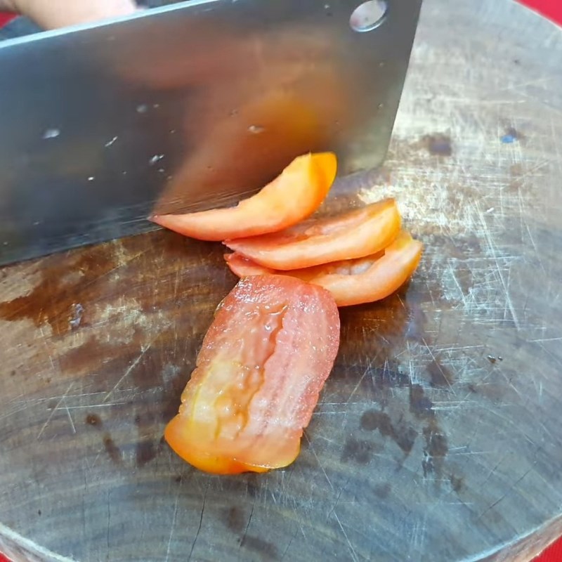 Bước 1 Sơ chế nguyên liệu Cơm chiên bò xào