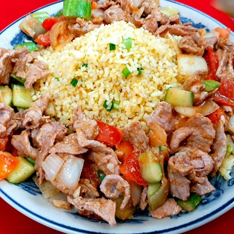 Bước 5 Thành phẩm Cơm chiên bò xào