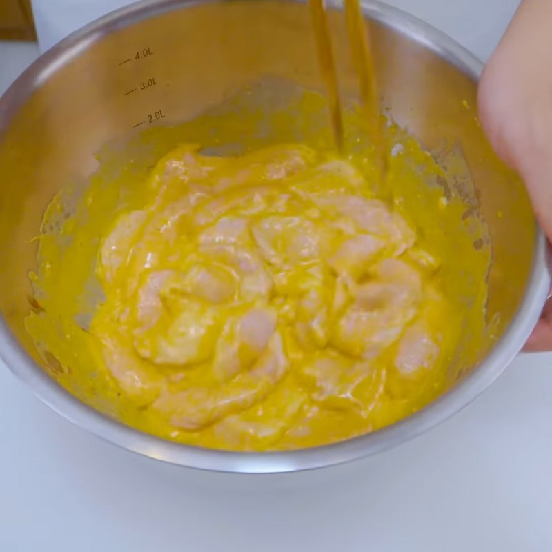 Bước 2 Cách ướp nầm lợn nướng chao đậm đà Nầm lợn nướng chao bằng nồi chiên không dầu