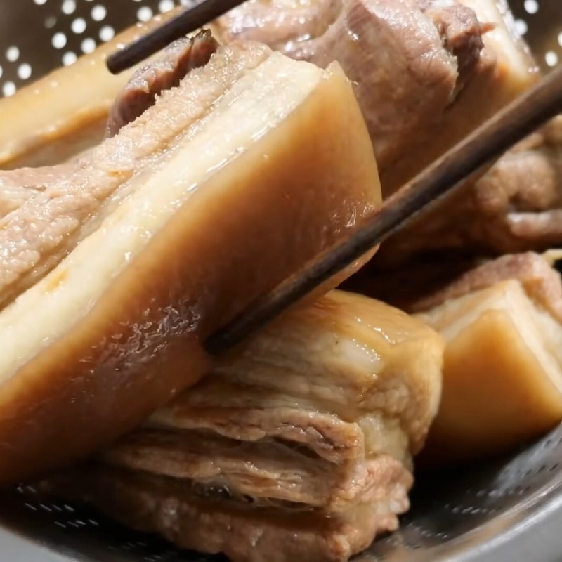 Bước 5 Chuẩn bị nguyên liệu ngâm Thịt ngâm mắm miền Trung