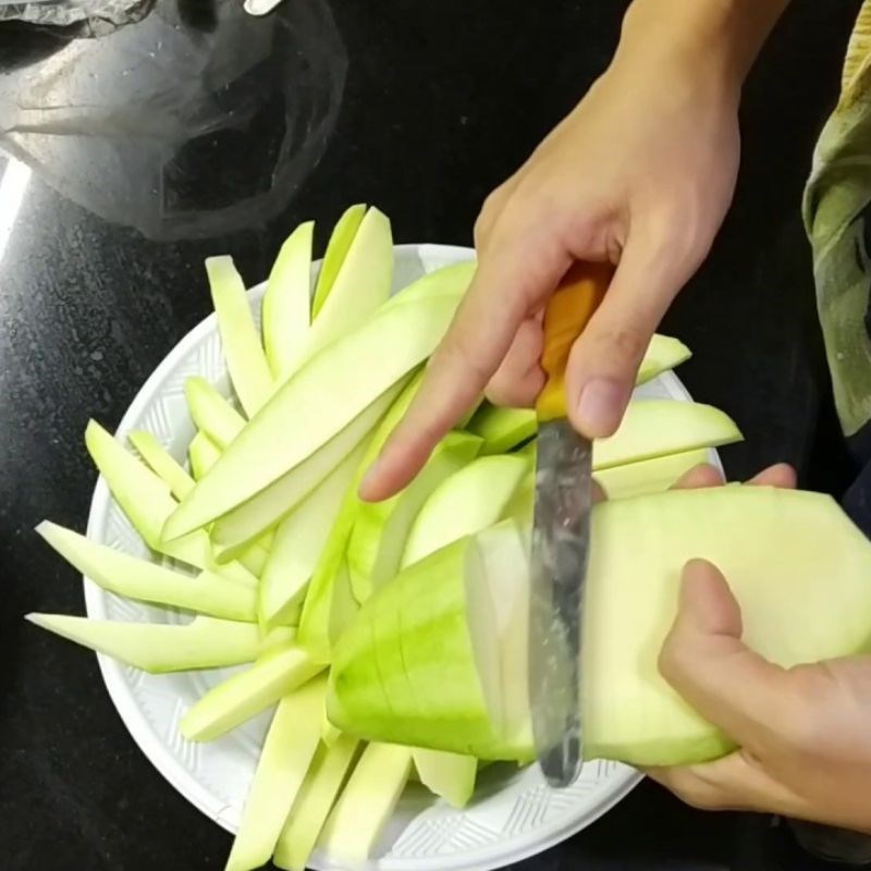 Bước 4 Chuẩn bị rau sống và bánh tráng Mực hấp cuốn bánh tráng