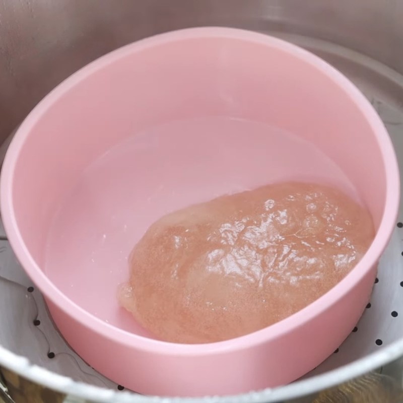 Bước 5 Chuẩn bị vỏ bánh xu xê màu trắng Bánh xu xê cốm