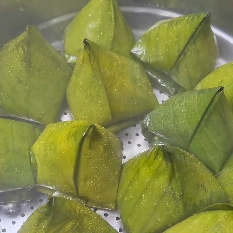 Bước 6 Hấp bánh Bánh ít bột năng