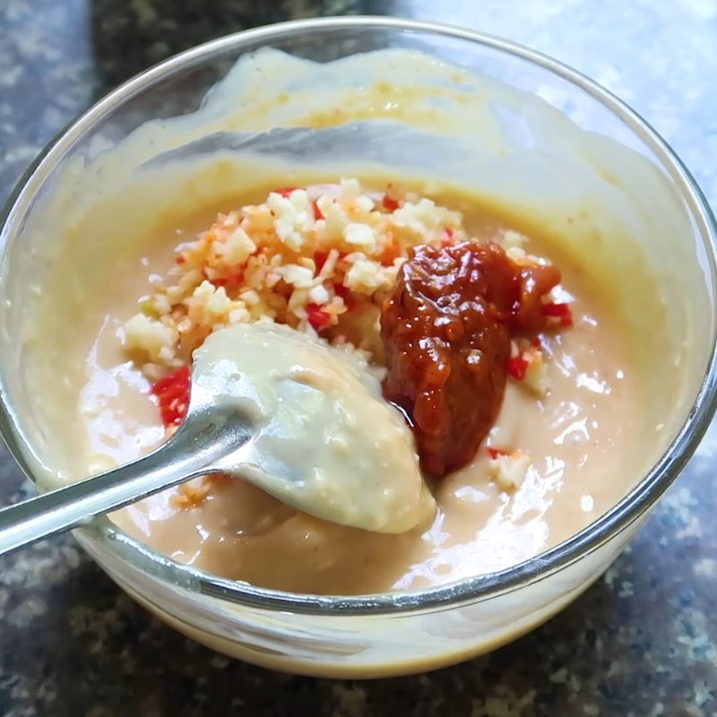 Bước 2 Hướng dẫn cách pha chao chấm rau luộc đậm đà Rau luộc chấm chao