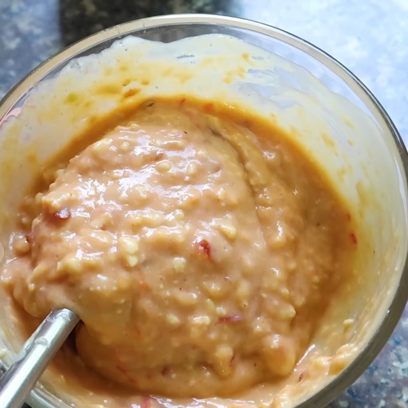 Bước 2 Hướng dẫn cách pha chao chấm rau luộc đậm đà Rau luộc chấm chao