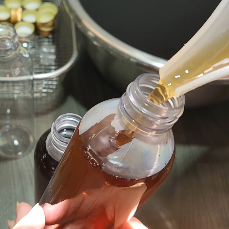 Bước 3 Lọc và bảo quản nước sâm lạnh Sâm lạnh