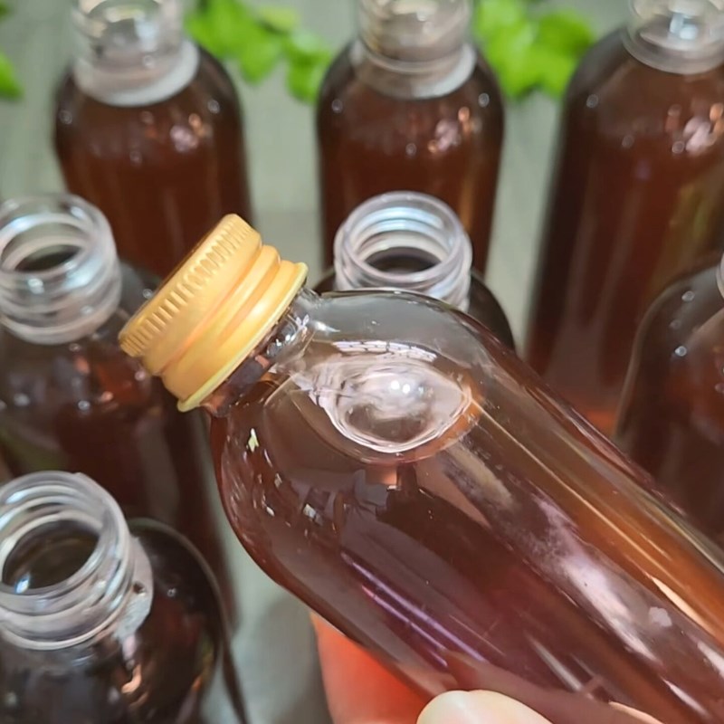 Bước 3 Lọc và bảo quản nước sâm lạnh Sâm lạnh