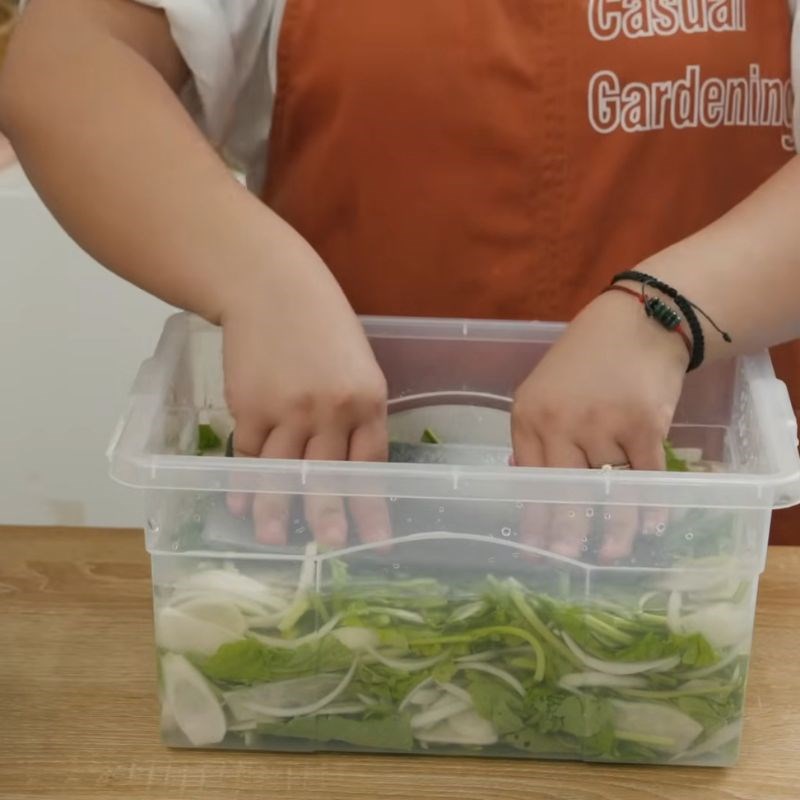 Bước 3 Muối dưa củ cải Muối dưa củ cải