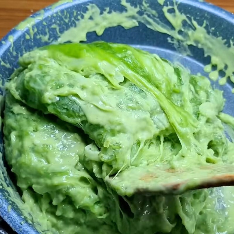 Bước 4 Nấu bột vỏ bánh Bánh ít bột năng