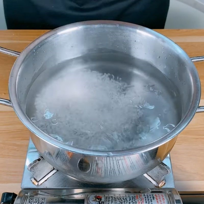 Bước 3 Nấu cháo ấu tẩu Cháo ấu tẩu