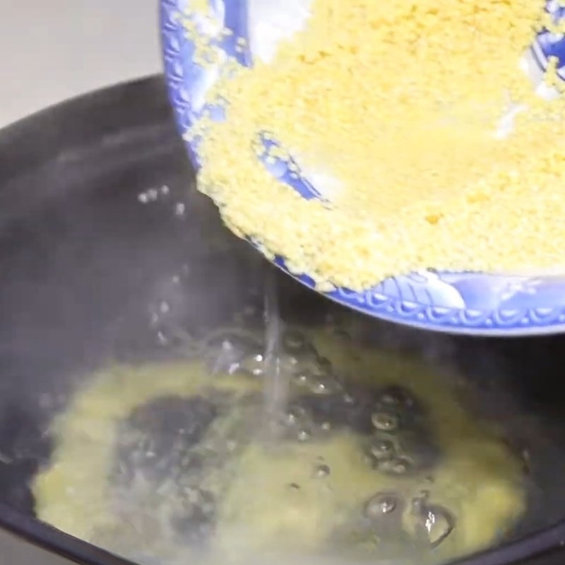 Bước 2 Nấu cháo hạt kê Cháo hạt kê táo đỏ