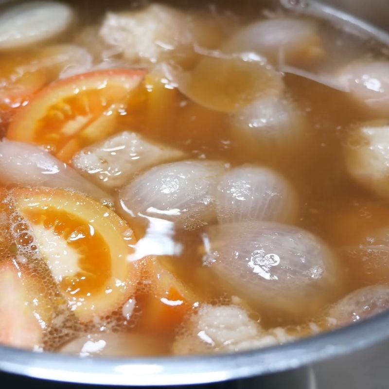 Bước 4 Nấu chín móng giò và nêm nếm gia vị đậm đà Móng giò nấu canh chua