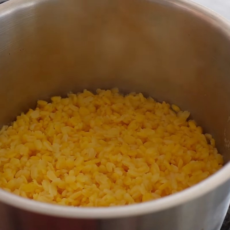 Bước 2 Nấu đậu xanh mềm nhừ Chè xanh đánh