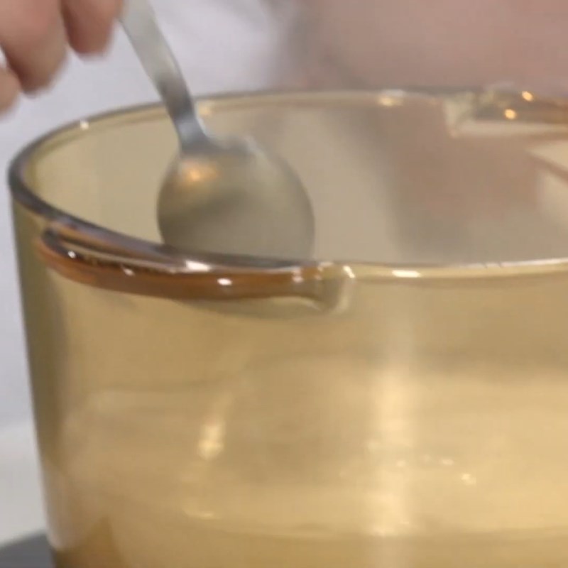 Bước 2 Nấu nước dùng Súp thanh cua