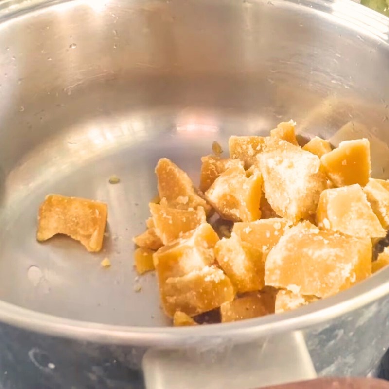 Bước 4 Nấu nước đường gừng Chè lủm chủm