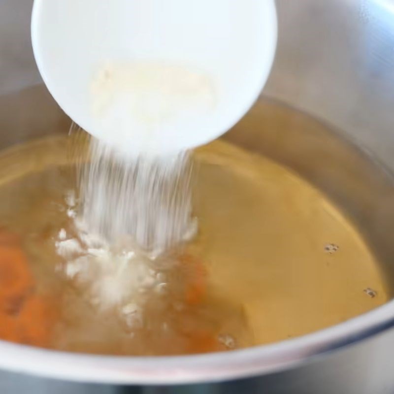 Bước 1 Nấu nước lẩu Lẩu nấm thập cẩm