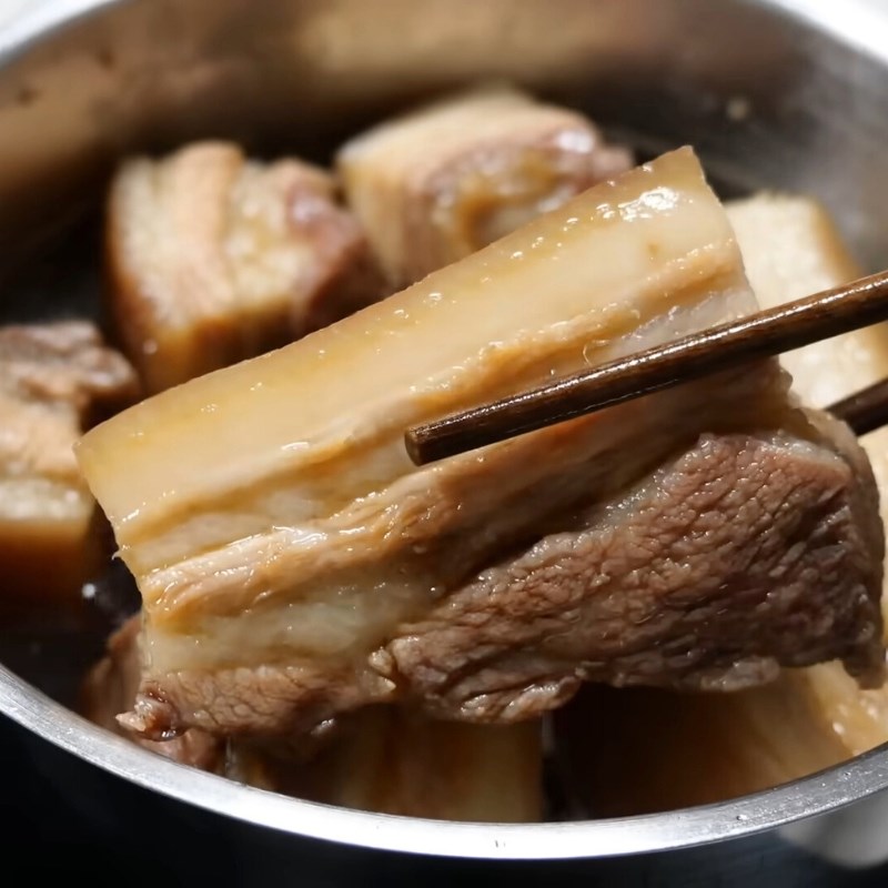 Bước 4 Nấu nước mắm ngâm đậm đà, chuẩn vị miền Trung Thịt ngâm mắm miền Trung