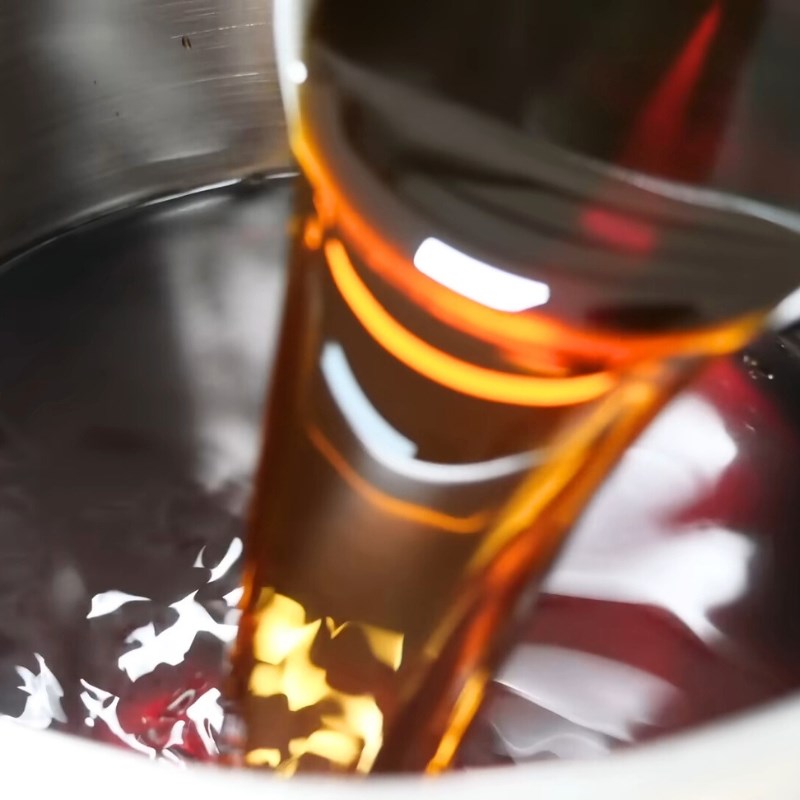 Bước 4 Nấu nước mắm ngâm đậm đà, chuẩn vị miền Trung Thịt ngâm mắm miền Trung