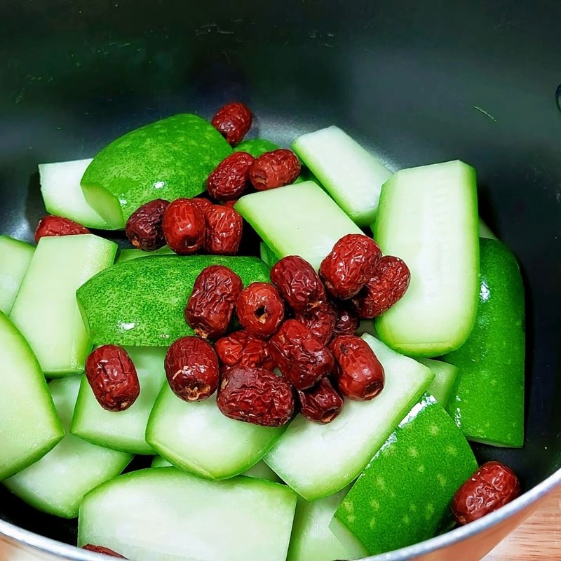 Bước 2 Nấu trà bí đao la hán quả Trà bí đao la hán quả